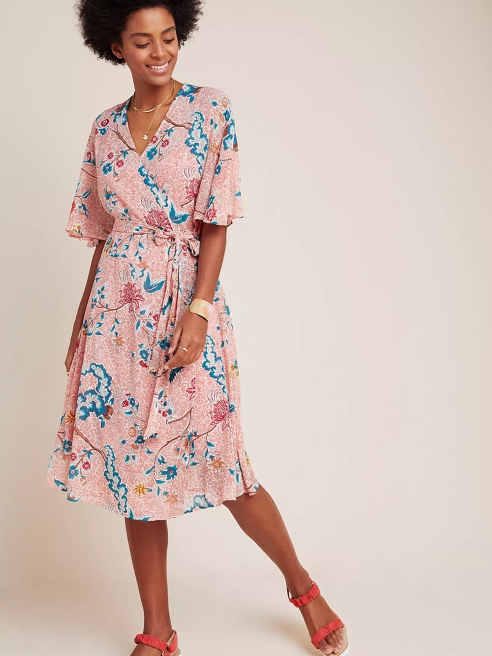 Anthropologie Maeve Adelaide Wrap Dress